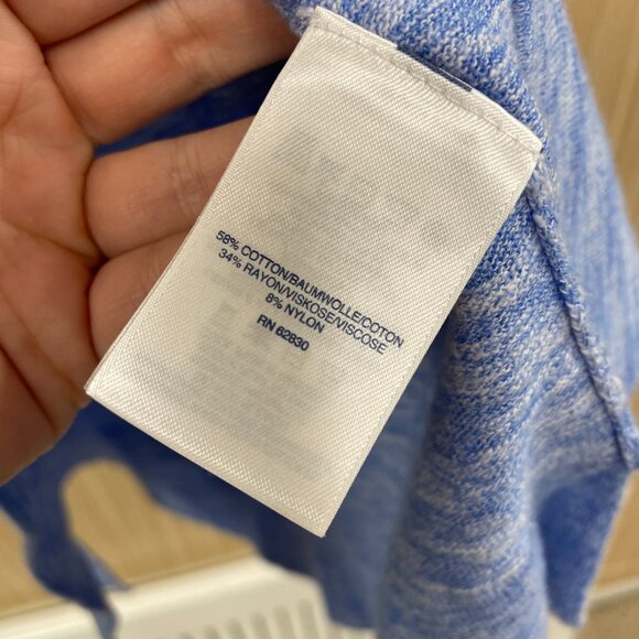 Lands' end blue sweater size 16/18W - Picture 4 of 5